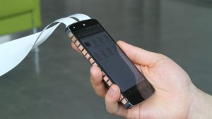InfiniTouch: Finger-Aware Interaction on Fully Touch Sensitive Smartphones