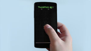 ThumbPitch: Enriching Thumb Interaction on Mobile Touchscreens using Deep Learning