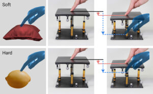 Using Pseudo-Stiffness to Enrich the Haptic Experience in Virtual Reality