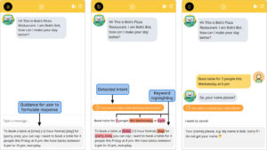 Designing and Evaluating In-Situ Assistive Features to Anticipate Text-Based Responses of Conversational Agents