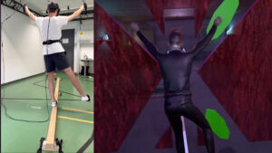 Balancing Accuracy and Embodiment: A Hybrid Perspective for Complex Visuomotor Tasks in VR